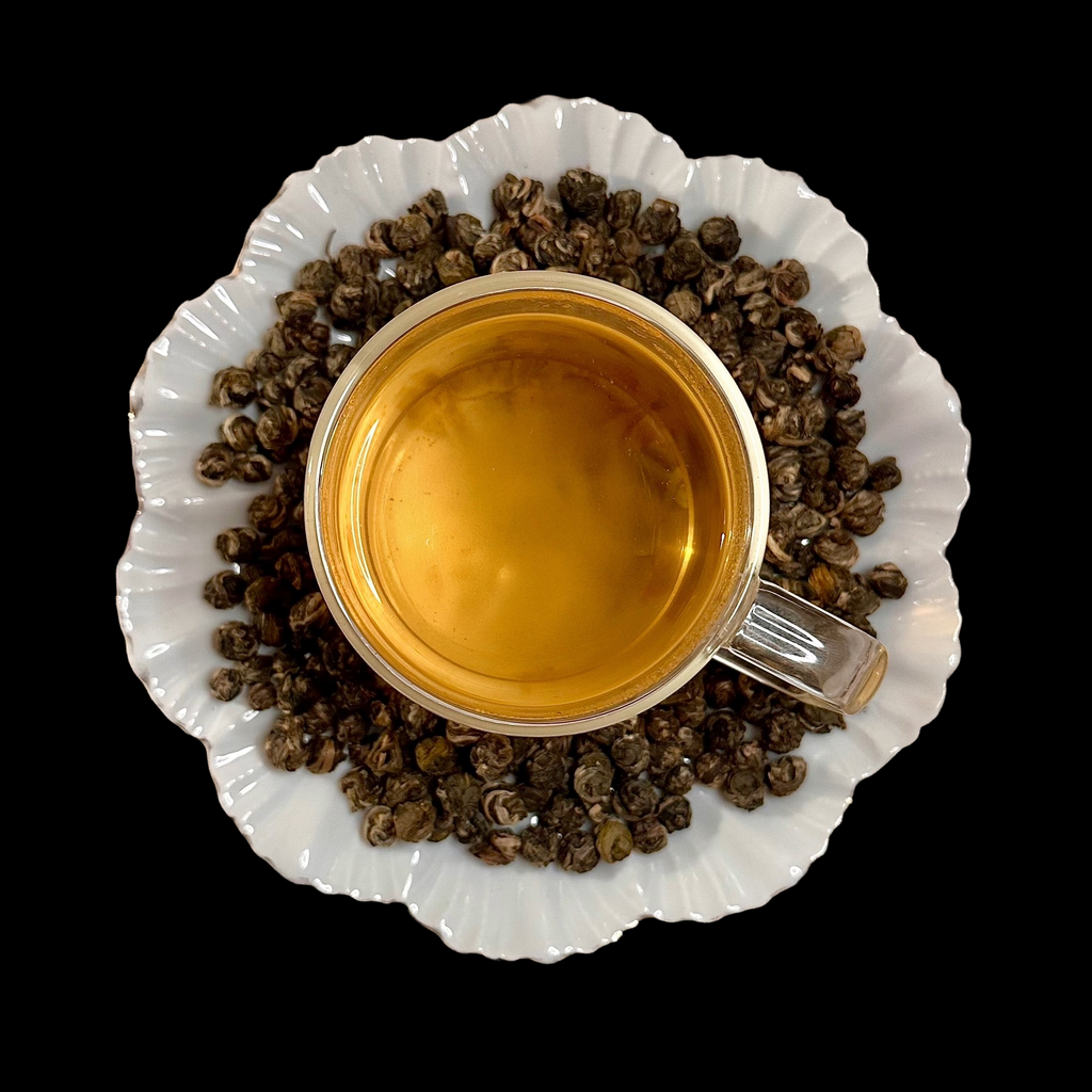 Jasmine Green Pearls