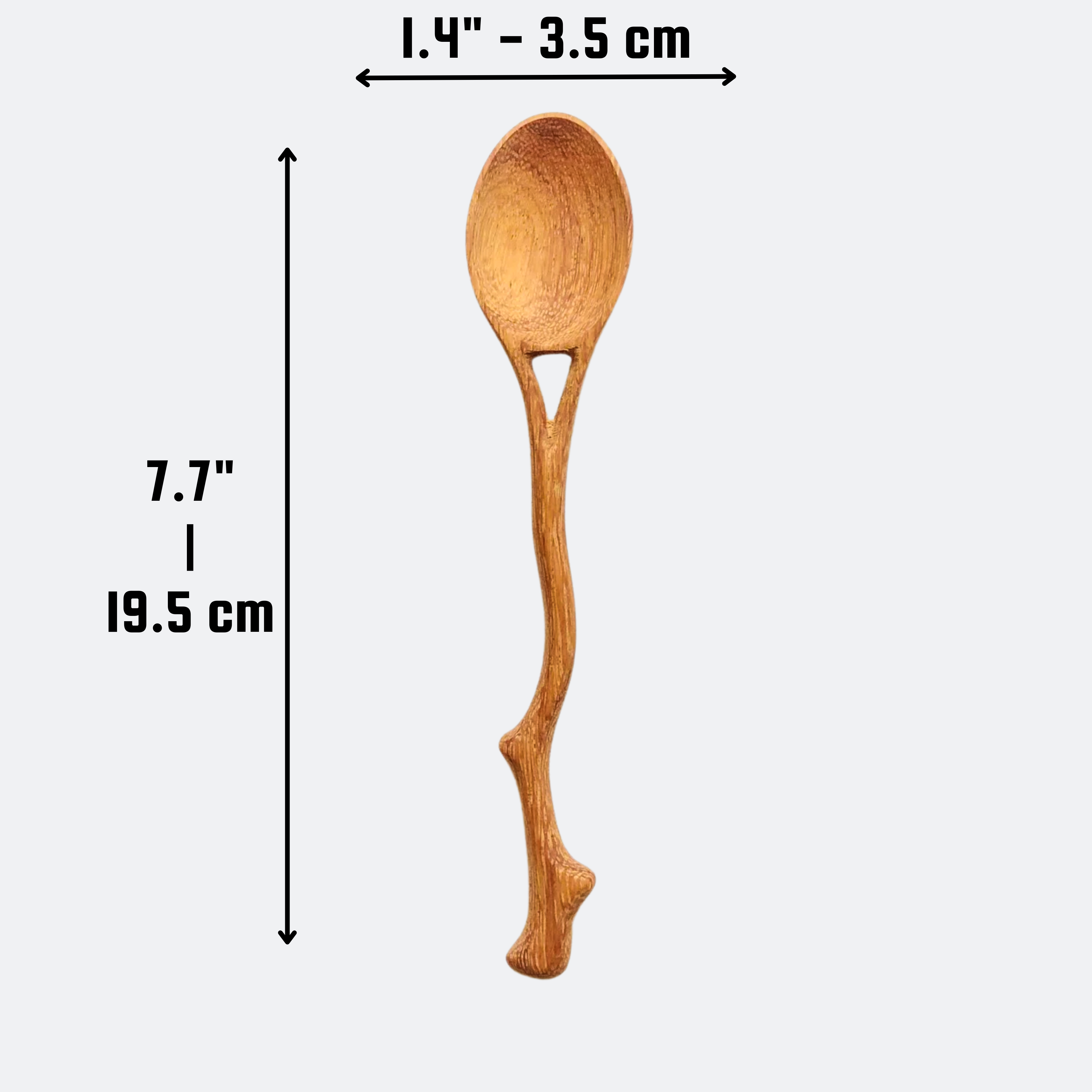 Hand-Carved Doussie Wood Tea Scoop